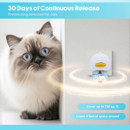 Cat Calming Diffuser 2 Pack Multi Cat Pheromones Diffuser Helps Calm Cats for 60 Days Effectively Relieve Anxiety Stress