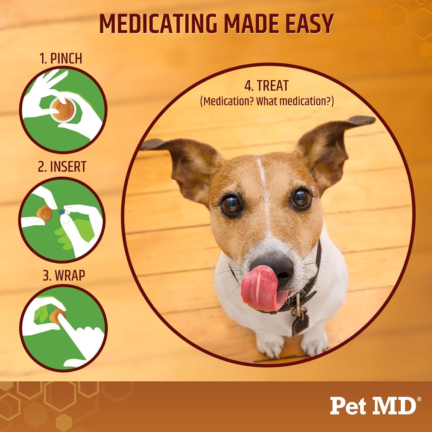 Wrap a Pill Peanut Butter Flavored Pill Paste for Dogs - Make a Pocket to Hide Pills and Medication for Pets - 59 Servings