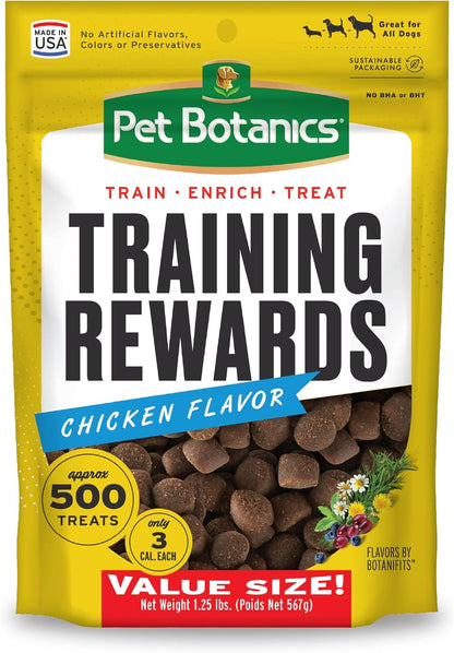 20 Oz. Pouch Training Reward Soft & Chewy, Chicken Flavor, with 500 Treats per Bag, the Choice of Top Trainers
