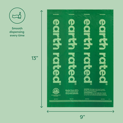 Dog Poop Bag Holder, Durable and Guaranteed Leakproof, Unscented, Dispenser with Starter Roll