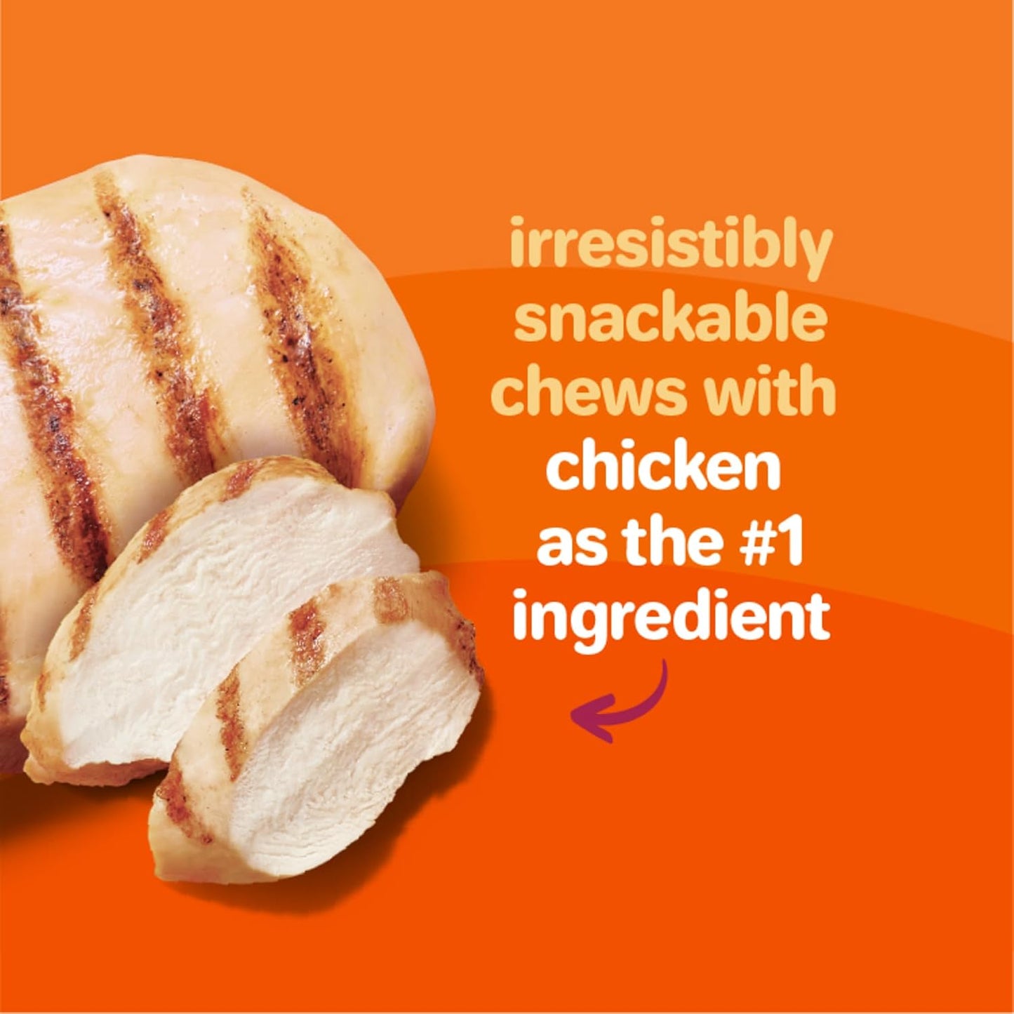 Oinkies Chicken Wrapped Lasting Chew Bone Dog Treats, 