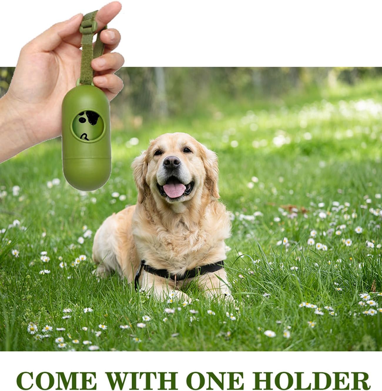 Dog Poop Bag Biodegradable - Dog Waste Bags with Dispenser, Extra Thick Strong Leak Proof Poop Bags for Dogs Doggy | Scented