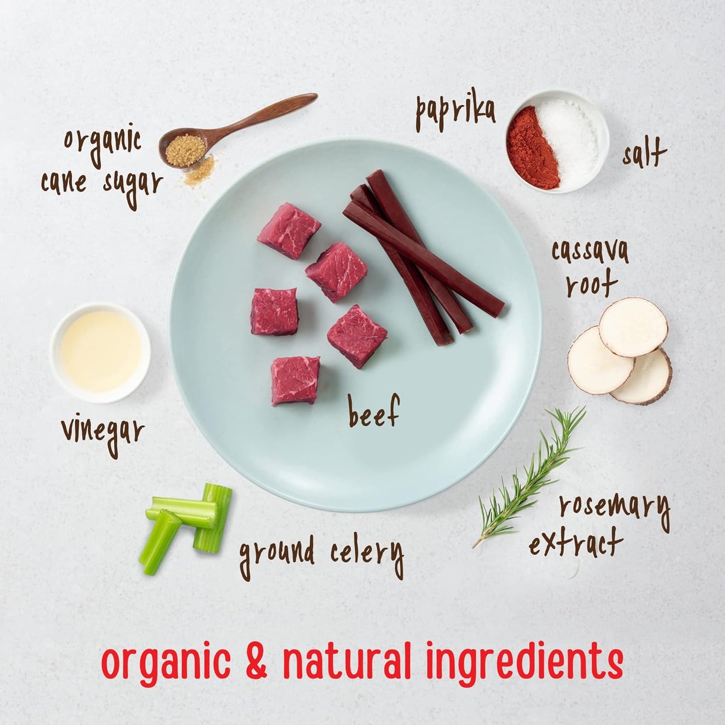 All Natural Human Grade Dog Treats, Essential Beef Savory Sticks, 22 Ounce, 1.375 Pound (Pack of 1)