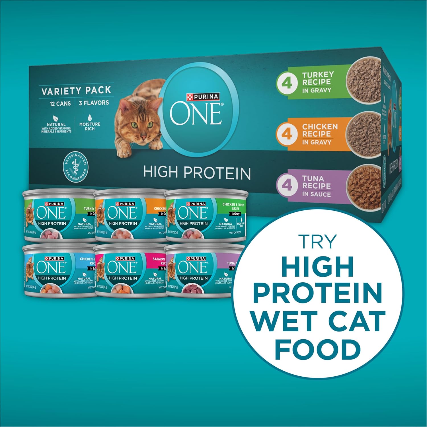 plus High Protein Cat Food Dry Salmon and Ocean Whitefish Cat Skin and Coat Health Formula - 16 Lb. Bag