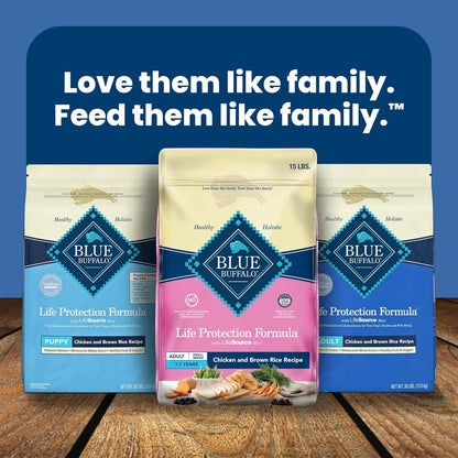 Life Protection Formula Adult Small Breed Dry Dog Food, Supports High Energy Needs, Made with Natural Ingredients, Chicken & Brown Rice Recipe, 15-Lb Bag