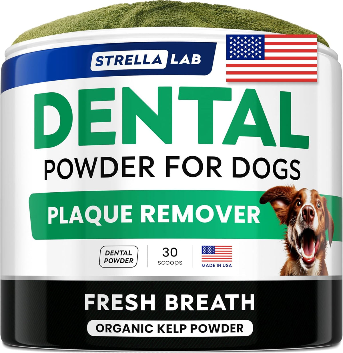 Advanced Dog Dental Powder Breath Freshener, Dog Teeth Cleaning
