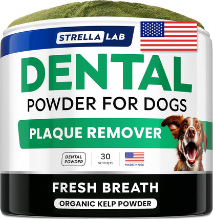 Advanced Dog Dental Powder Breath Freshener, Dog Teeth Cleaning