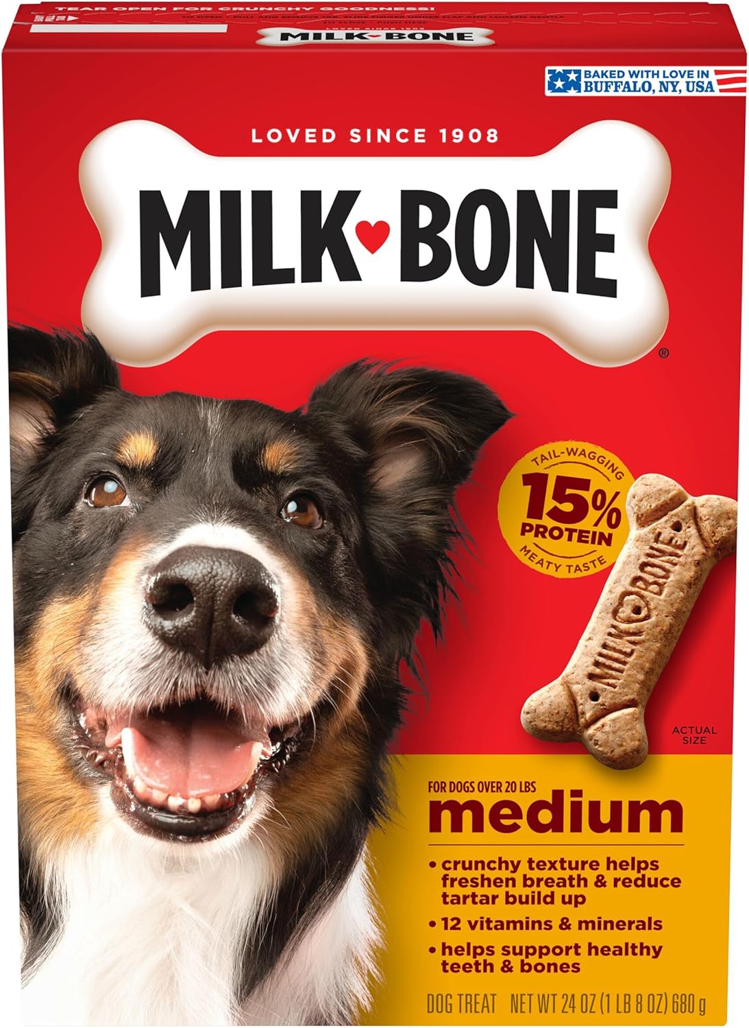 Milk-Bone Original Dog Treats Biscuits for Medium Dogs