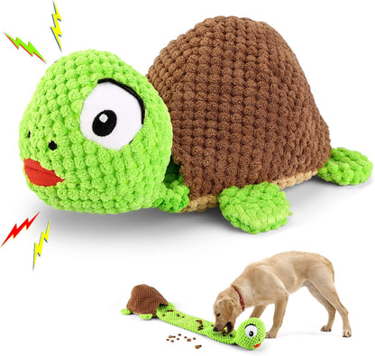 Interactive Dog Puzzle Toy | Squeak & Snuffle Training for Small, Medium & Large Dogs