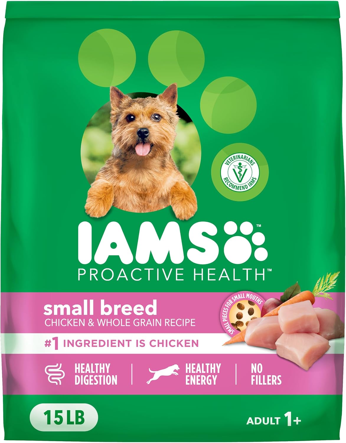IAMS Proactive Health Small Breed Dry Dog Food, Chicken & Grain
