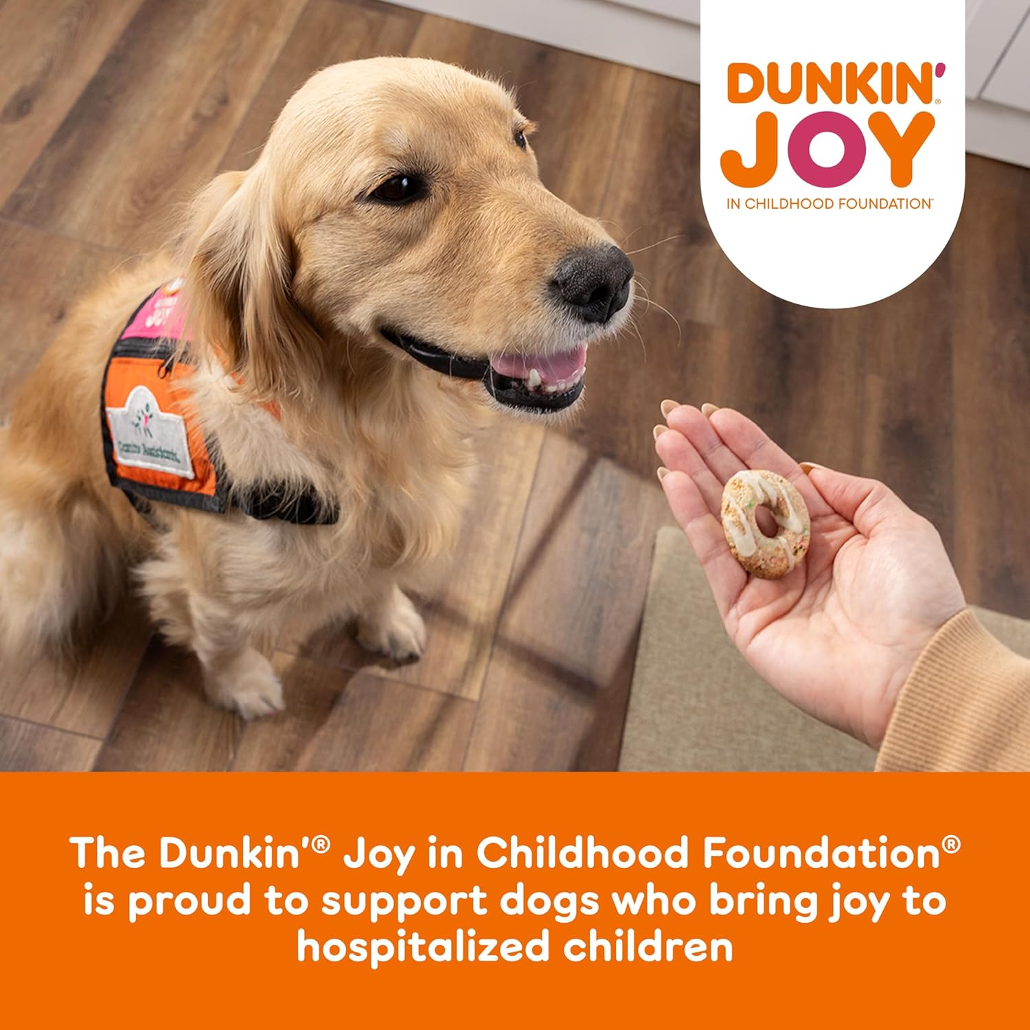 Dunkin' Vanilla Glaze Flavor Dog Biscuits with Other Natural Flavors, 8 Oz Bag