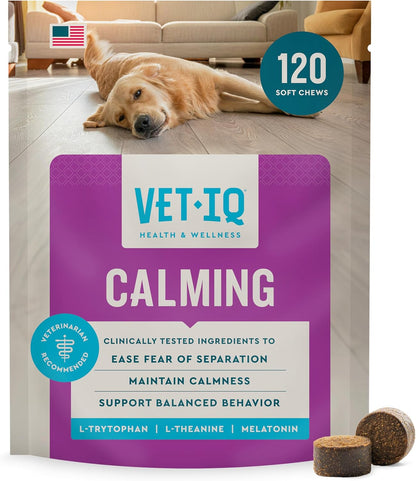 Calming Support Chews for Dogs, Anxiety Relief, 120Ct