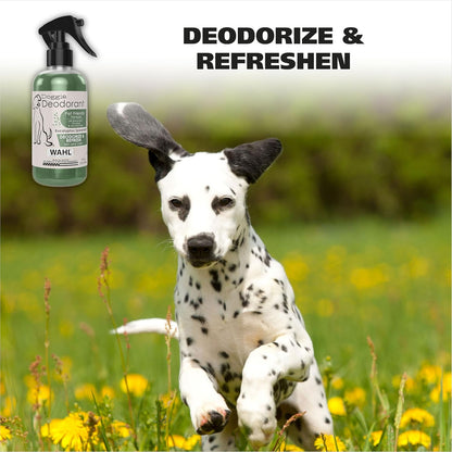 Wahl USA Deodorizing & Refreshing Pet Deodorant for Dogs - Eucalyptus & Spearmint Scent to Refresh the Skin and Coat 