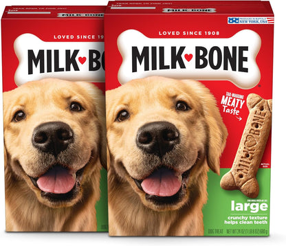 Milk-Bone Original Dog Treats Biscuits for Large Dogs, 10 Pounds (Packaging May Vary)