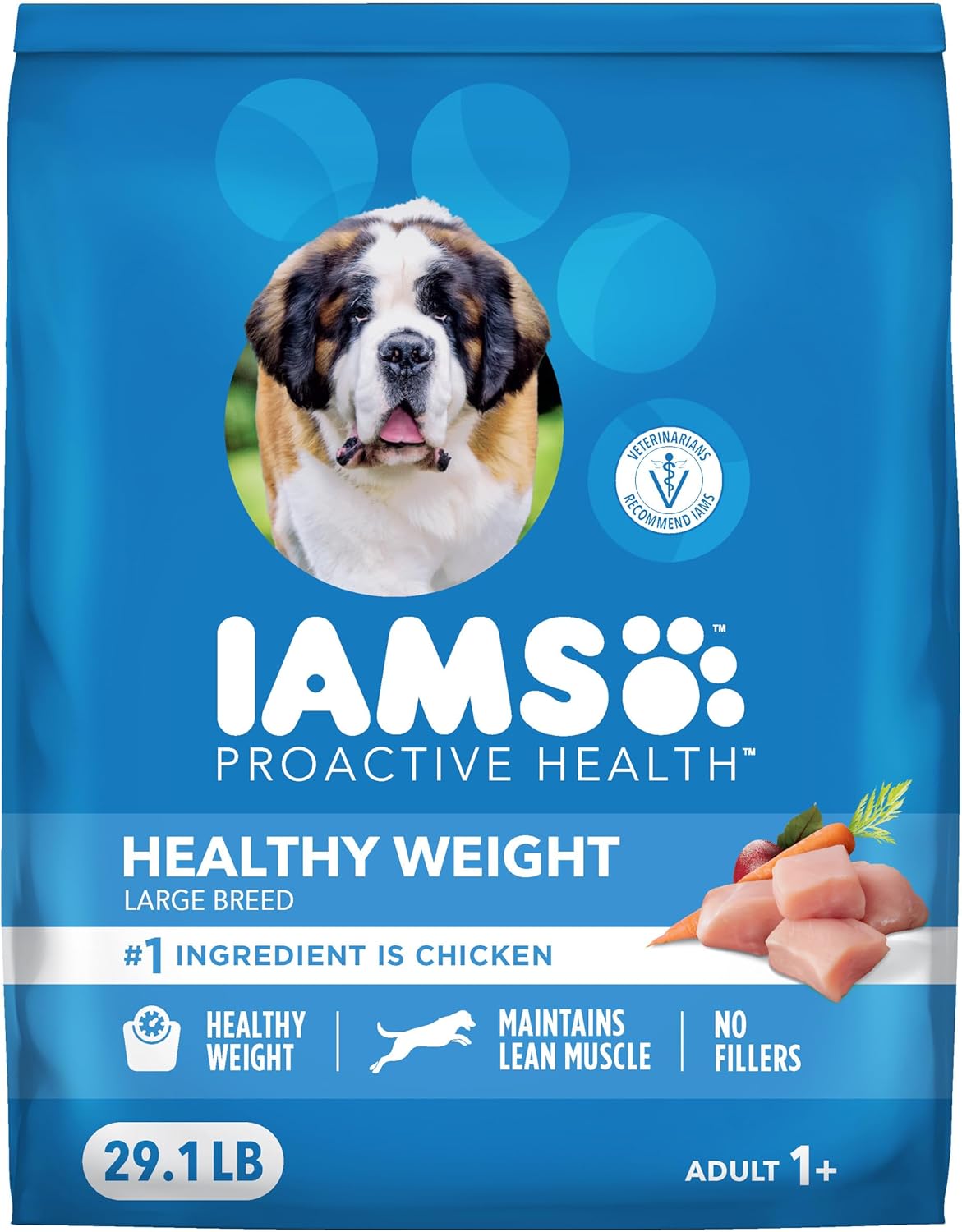 IAMS Proactive Health Healthy Weight Control Adult Dry Dog Food with Real Chicken