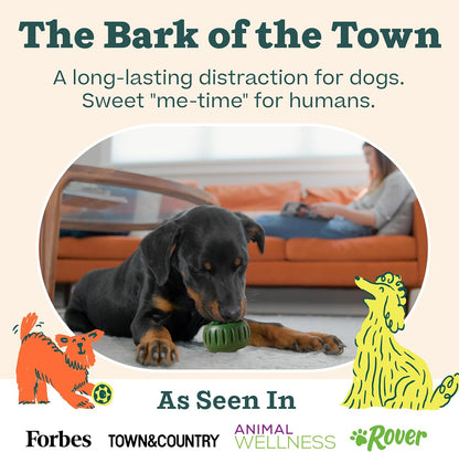 Starter Pack - Interactive Dog Toys for Boredom - Dog Treat Molds Silicone - Chicken-Flavored Healthy Treats for Dogs - Pupsicle Doggy Enrichment Toy - for XL Pups - 25-75 Lbs