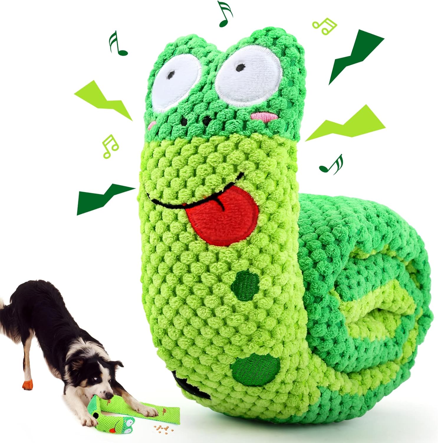 Interactive Dog Puzzle Toy | Squeak & Snuffle Training for Small, Medium & Large Dogs