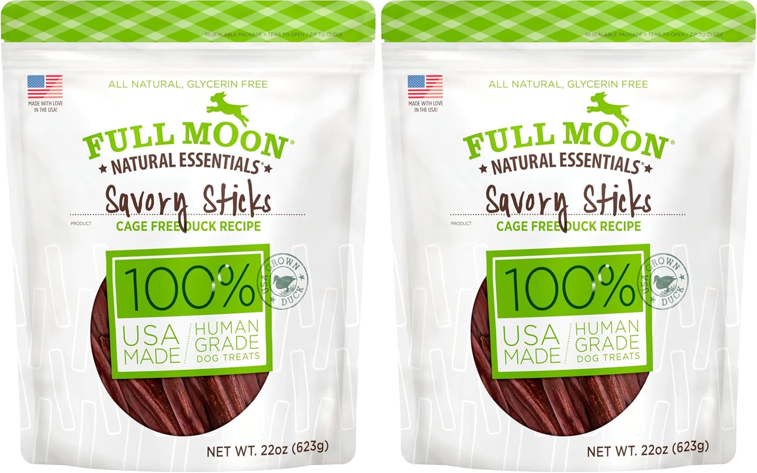 All Natural Human Grade Dog Treats, Essential Beef Savory Sticks, 22 Ounce, 1.375 Pound (Pack of 1)