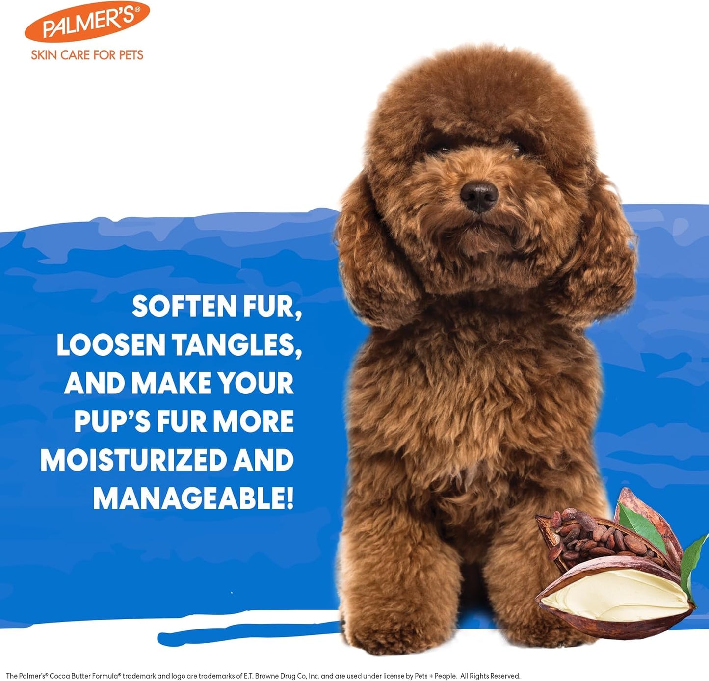Palmer's for Pets Detangling & Conditioning Spray with Cocoa Butter 8 Fl Oz; Leave-In Dog Conditioner with Vitamin E and Cocoa Butter, De-Matting Spray for Dogs