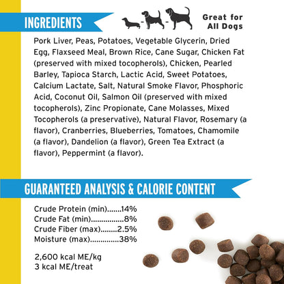 20 Oz. Pouch Training Reward Soft & Chewy, Chicken Flavor, with 500 Treats per Bag, the Choice of Top Trainers