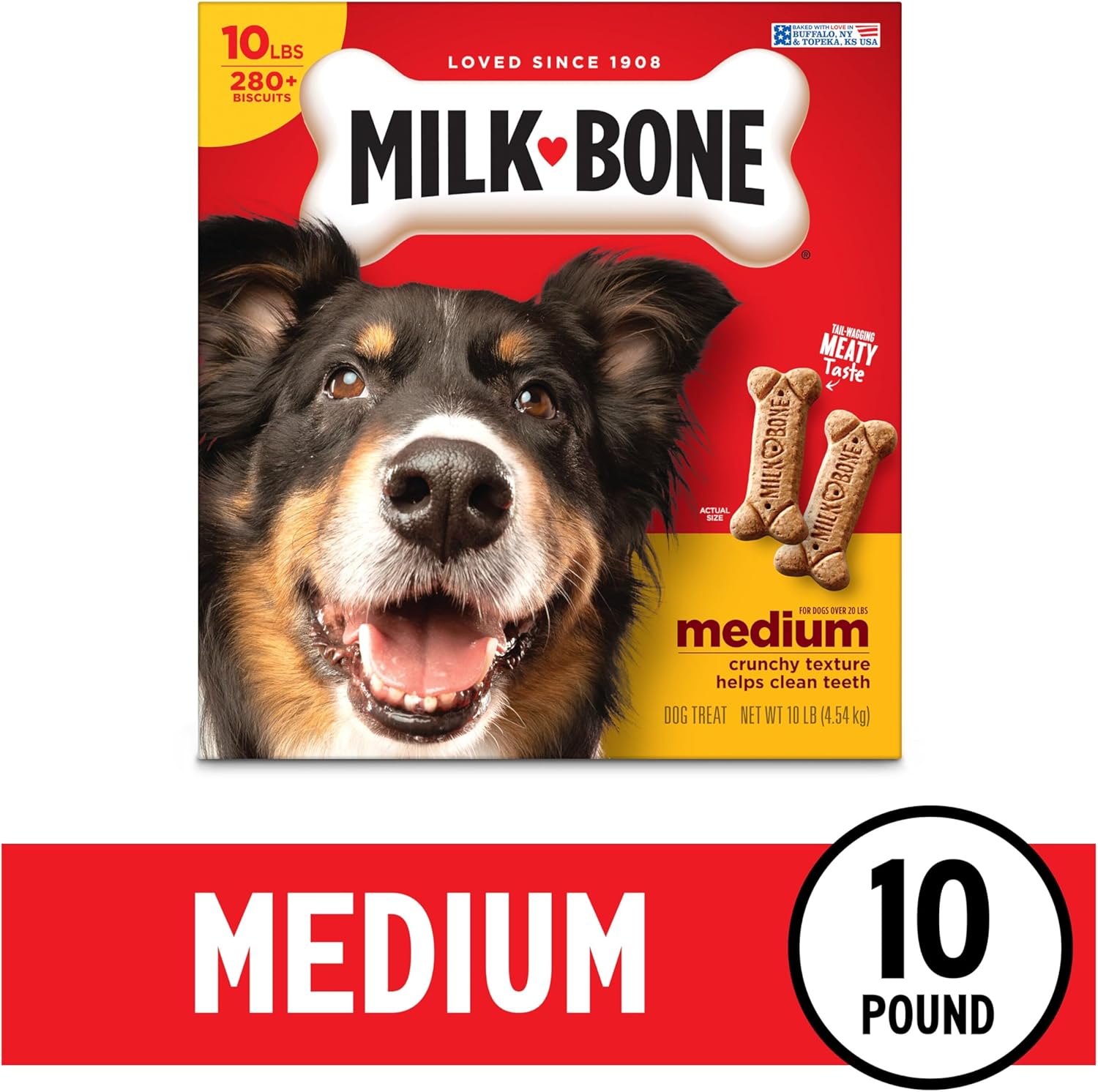 Milk-Bone Original Dog Treats Biscuits for Medium Dogs