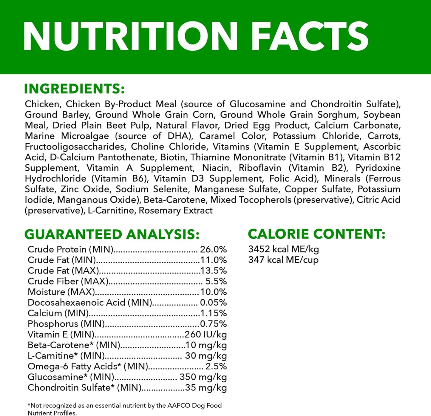 Proactive Health Healthy Aging Large Breed Dog Food for Mature and Senior Dogs with Real Chicken, 15 Lb. Bag