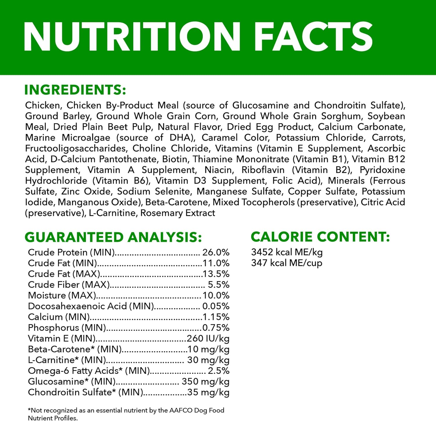 Proactive Health Healthy Aging Large Breed Dog Food for Mature and Senior Dogs with Real Chicken, 15 Lb. Bag