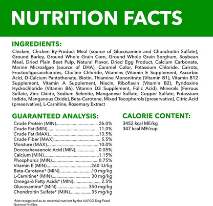 Proactive Health Healthy Aging Large Breed Dog Food for Mature and Senior Dogs with Real Chicken, 15 Lb. Bag