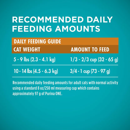 Purina ONE Natural Dry Cat Food, Tender Selects Blend with Real Chicken - 22 Lb. Bag