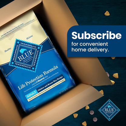 Life Protection Formula Adult Dry Dog Food, Helps Build and Maintain Strong Muscles, Made with Natural Ingredients, Chicken & Brown Rice Recipe, 15-Lb. Bag