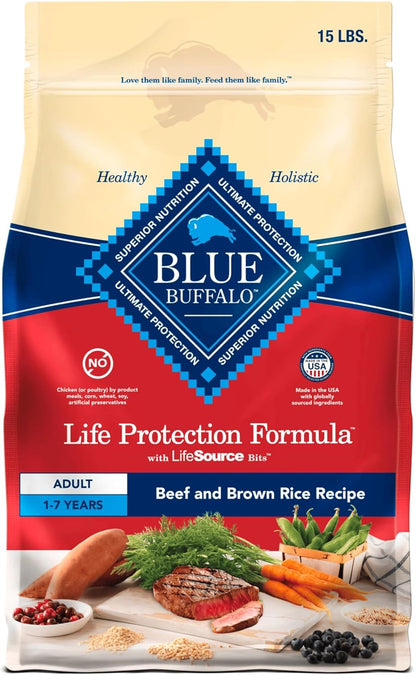 Life Protection Formula Adult Small Breed Dry Dog Food, Supports High Energy Needs, Made with Natural Ingredients, Chicken & Brown Rice Recipe, 15-Lb Bag