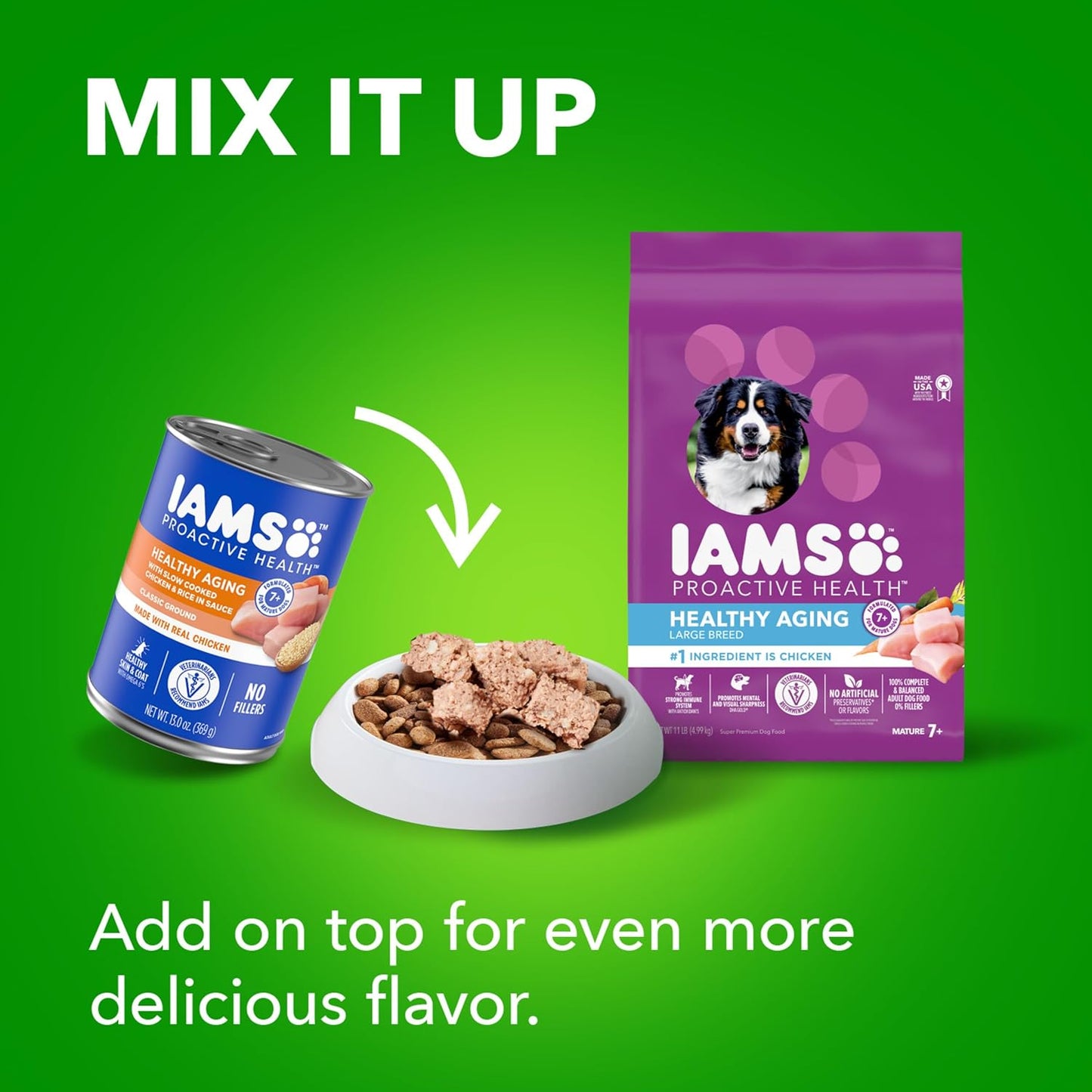 Proactive Health Healthy Aging Large Breed Dog Food for Mature and Senior Dogs with Real Chicken, 15 Lb. Bag