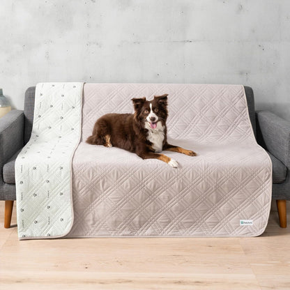 Waterproof Couch Cover for Dogs, Reversible Furniture Cover Sofa Protector for Pet Cat Bed, Washable Blanket Dog Cover for Couch Seat