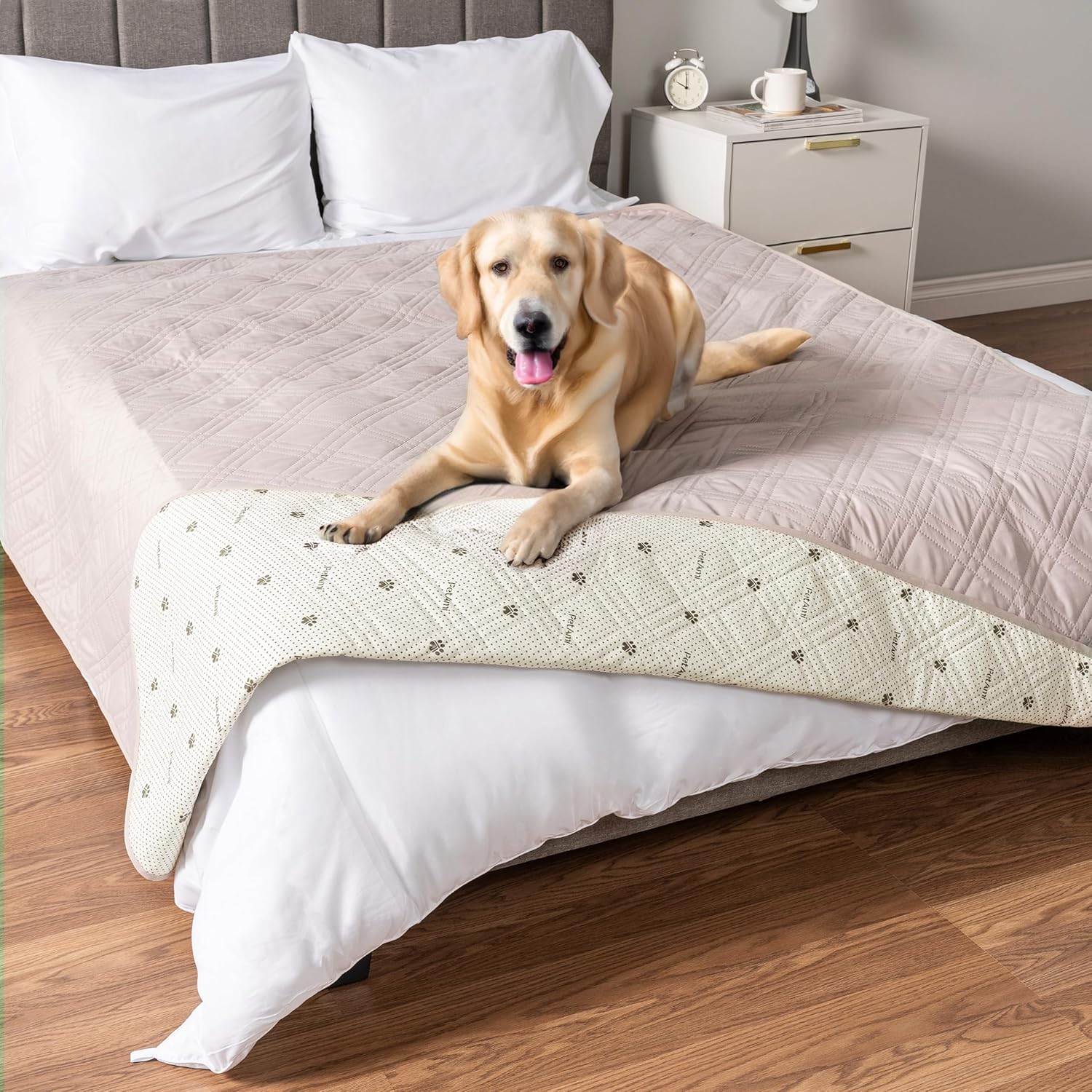 Waterproof Couch Cover for Dogs, Reversible Furniture Cover Sofa Protector for Pet Cat Bed, Washable Blanket Dog Cover for Couch Seat