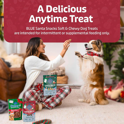 Santa Snacks Soft-Moist Dog Bits for Training, Chicken, 4.5-Oz Bag