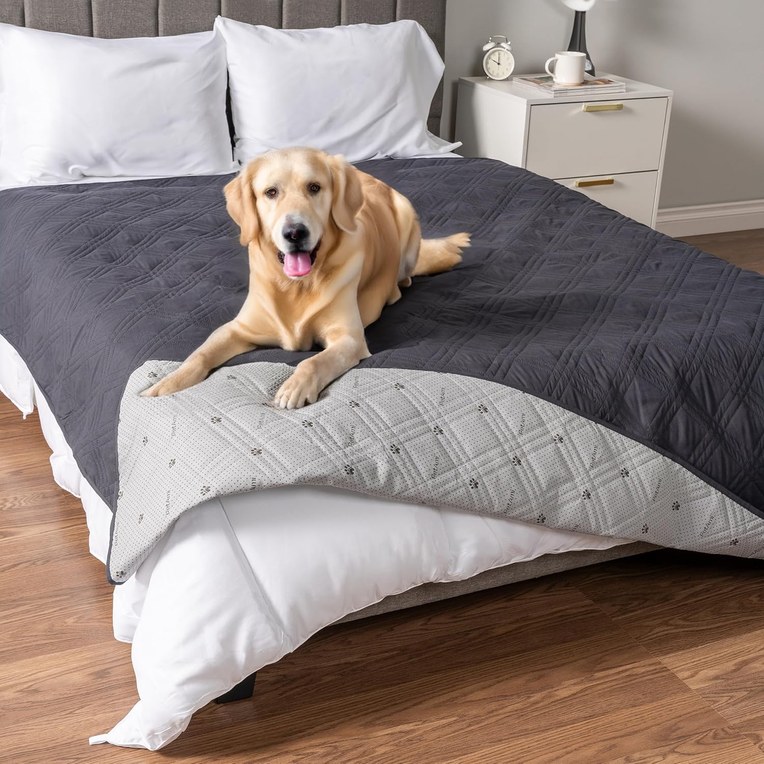 Waterproof Couch Cover for Dogs, Reversible Furniture Cover Sofa Protector for Pet Cat Bed, Washable Blanket Dog Cover for Couch Seat