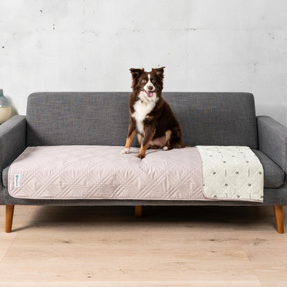 Waterproof Couch Cover for Dogs, Reversible Furniture Cover Sofa Protector for Pet Cat Bed, Washable Blanket Dog Cover for Couch Seat