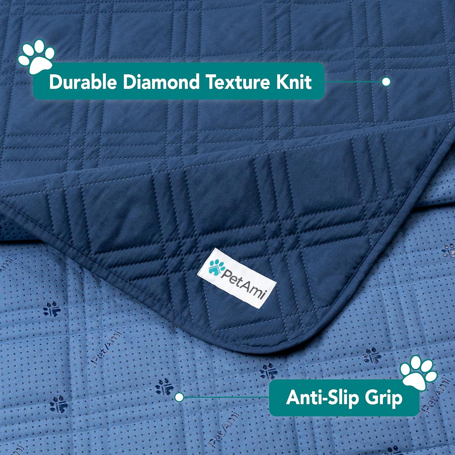 Waterproof Couch Cover for Dogs, Reversible Furniture Cover Sofa Protector for Pet Cat Bed, Washable Blanket Dog Cover for Couch Seat