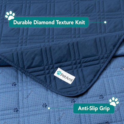 Waterproof Couch Cover for Dogs, Reversible Furniture Cover Sofa Protector for Pet Cat Bed, Washable Blanket Dog Cover for Couch Seat