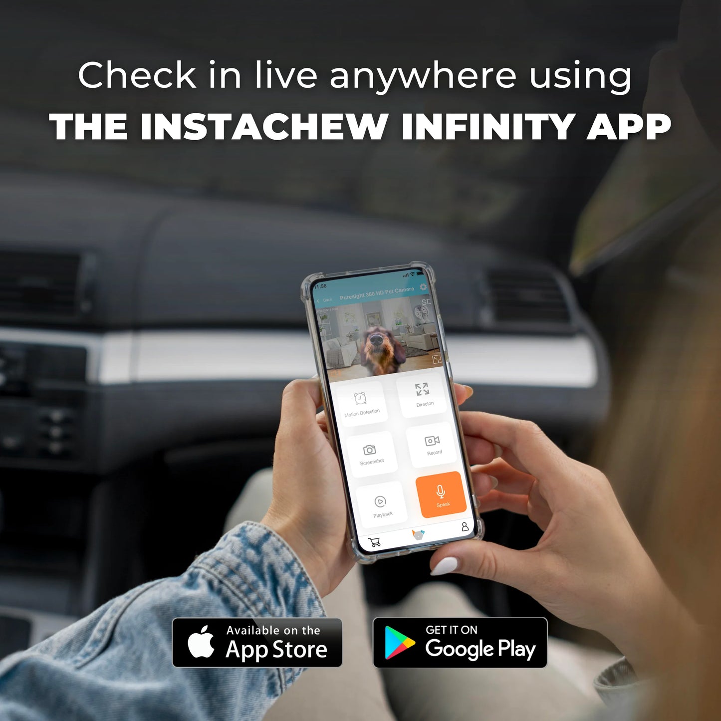Purrsight 360° Smart Wireless Pet 1080P HD Video Camera 2-Way Audio Mobile App Indoor Security