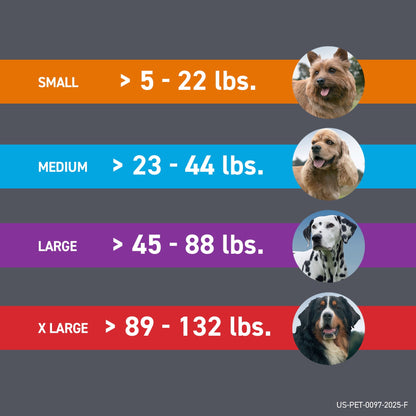 plus for Dogs Flea & Tick Extra-Large Breed Dog Spot Treatment, 89 - 132 Lbs, 3 Count