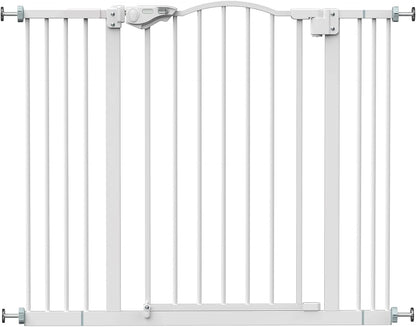  30" Tall Safety Gates for Pets, Hallways, Bedrooms, Wall Pressure Mount No Drill