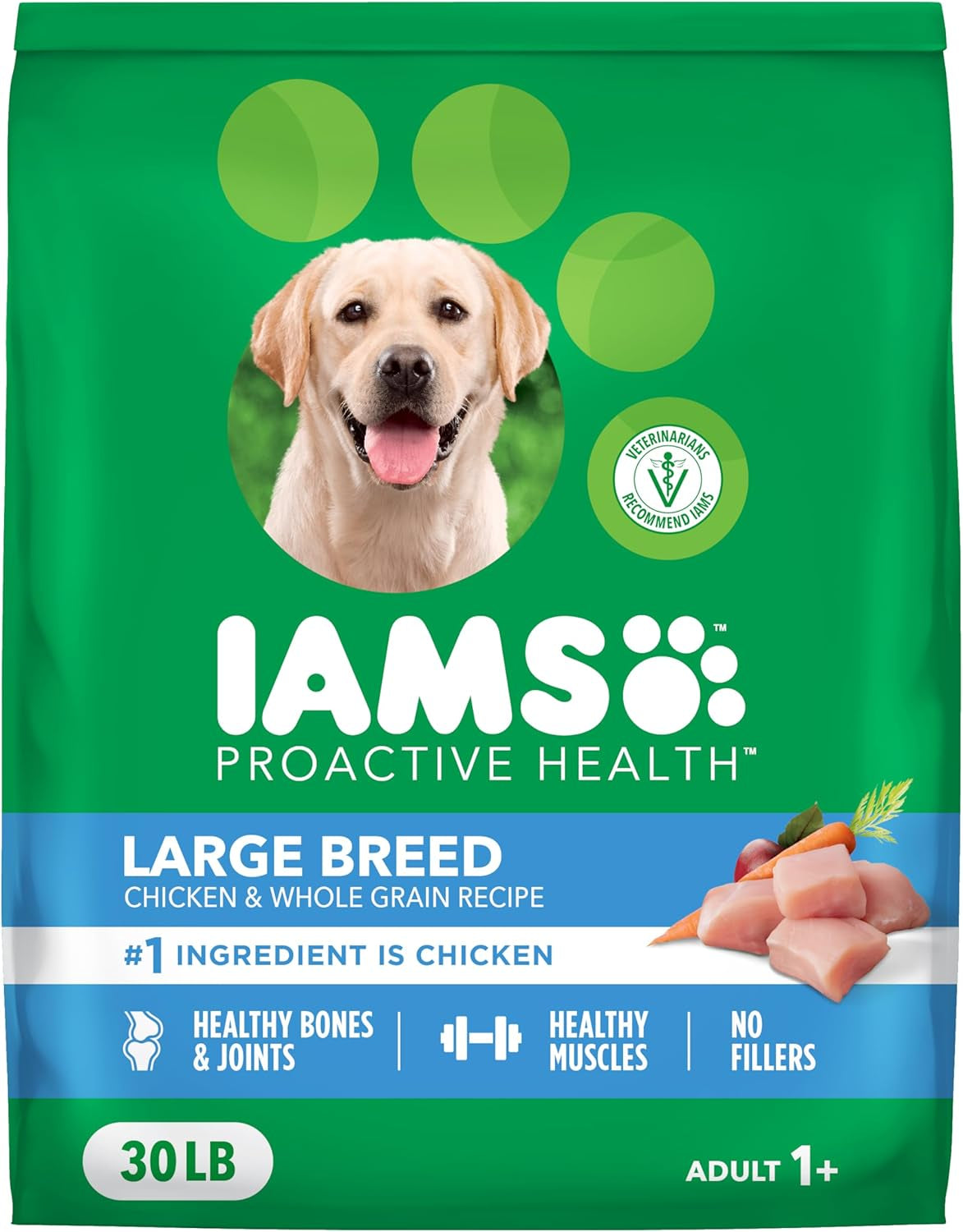 Proactive Health Large Breed Adult Dry Dog Food with Real Chicken, 30 Lb. Bag
